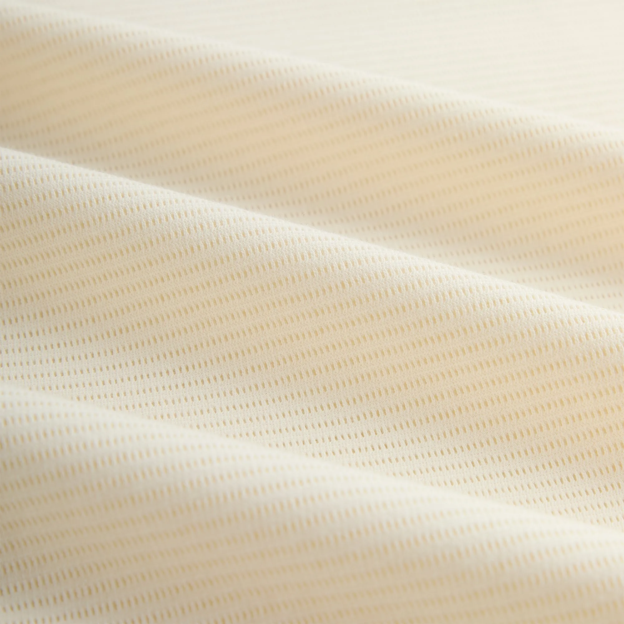 Modern Casual Kith Pointelle Mesh Leonard Pocket Tee - Sandrift