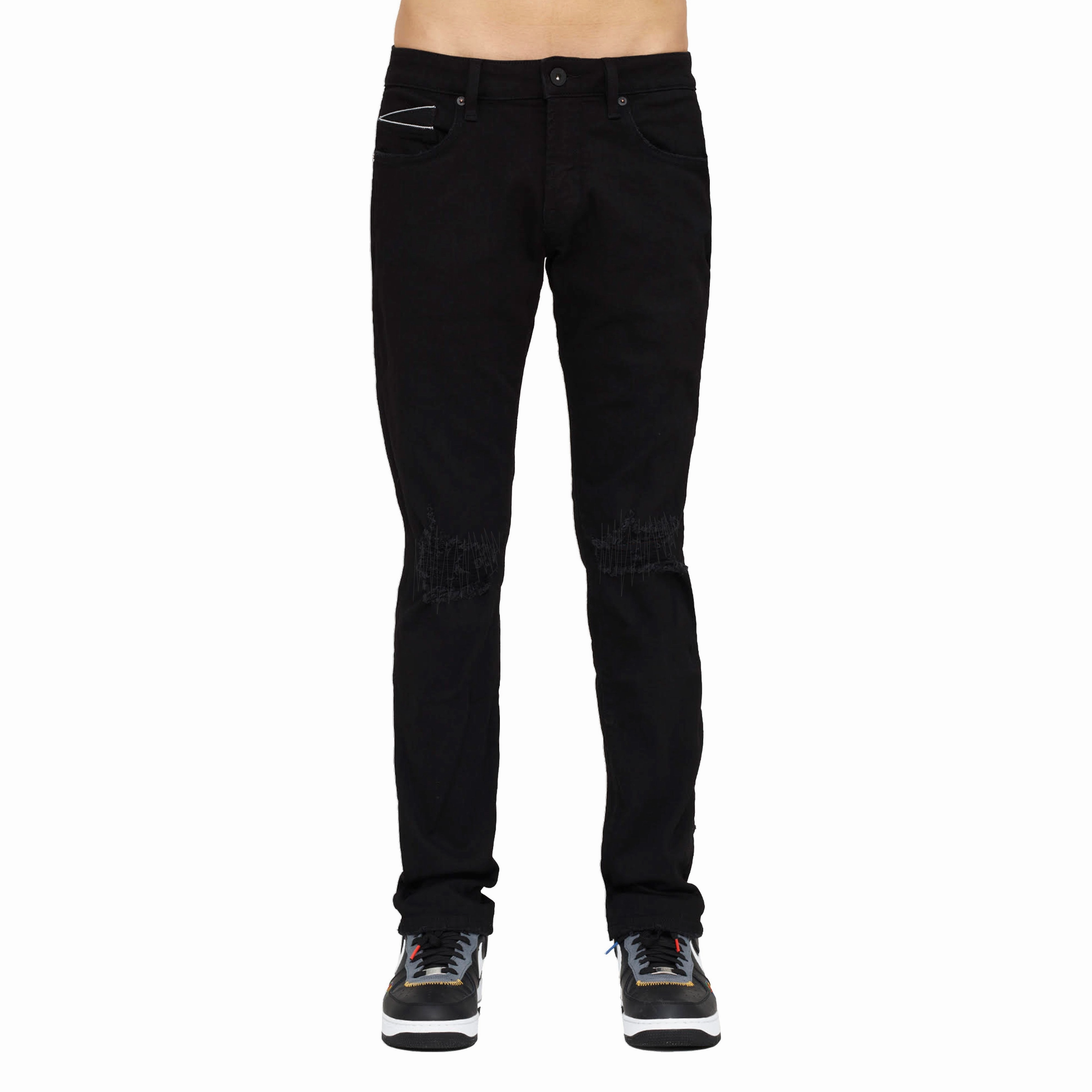 Non Fade Fabric ROCKER SLIM - PREMIUM STRETCH IN BLACK INK JEANS NEW