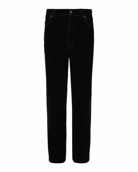 Velvet Straight-Leg Pants Base Look