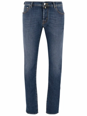 Casual Staple Stretch Cotton Blend Denim Jeans