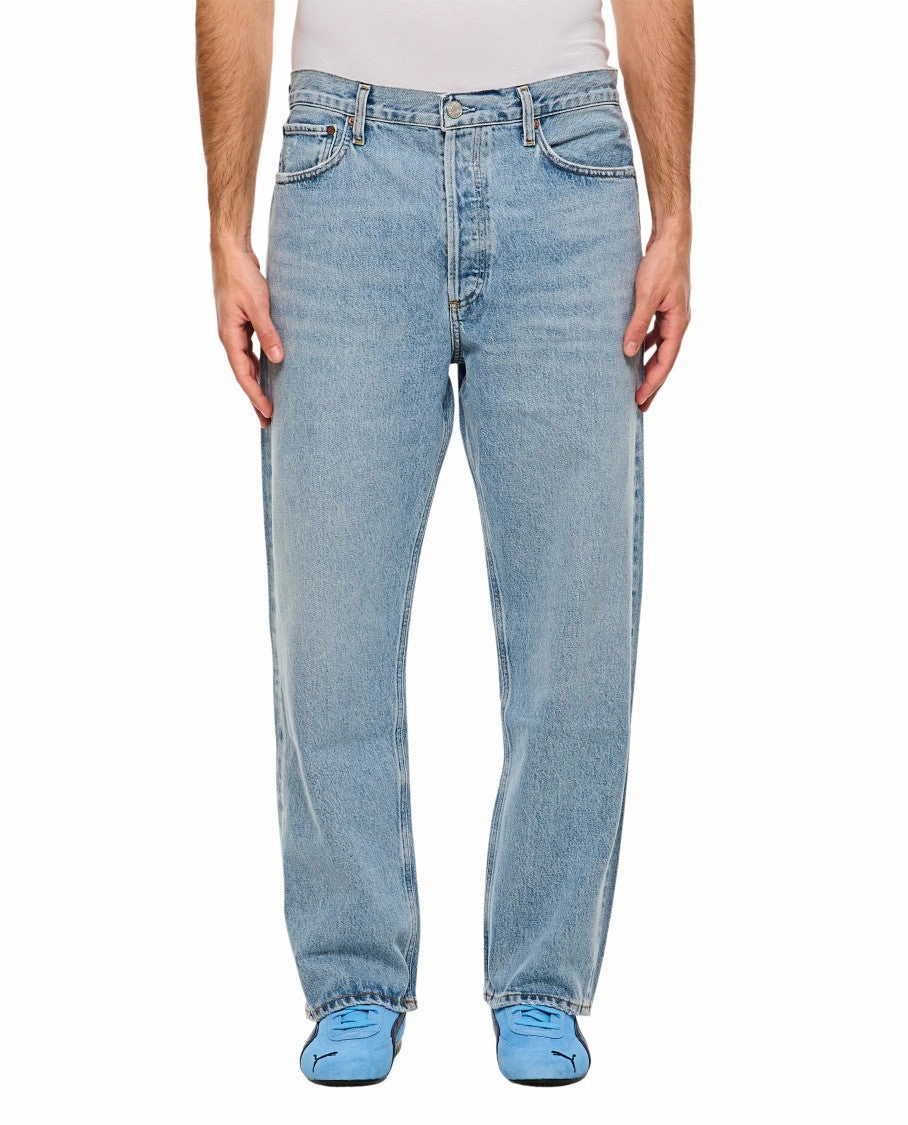 Light Blue Denim 90'S Jeans Relaxed Style Weekend Style High Quality Traveler Gear Summer Vibes Fashion Lover