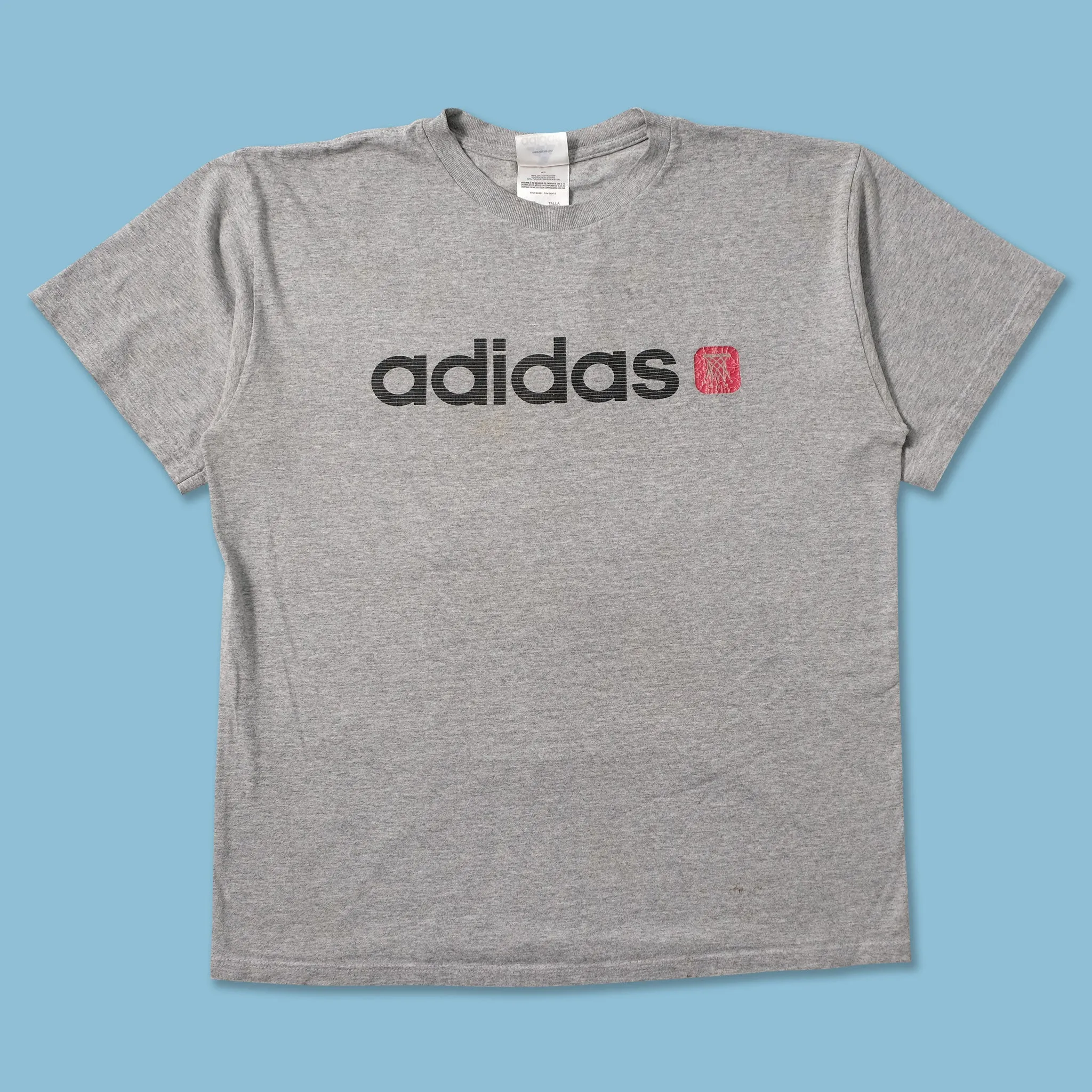 Vintage adidas Basketball T-Shirt Medium Stylish Layering Urban Smart