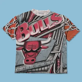 Bold Design Holiday Style Vintage Chicago Bulls T-Shirt Large