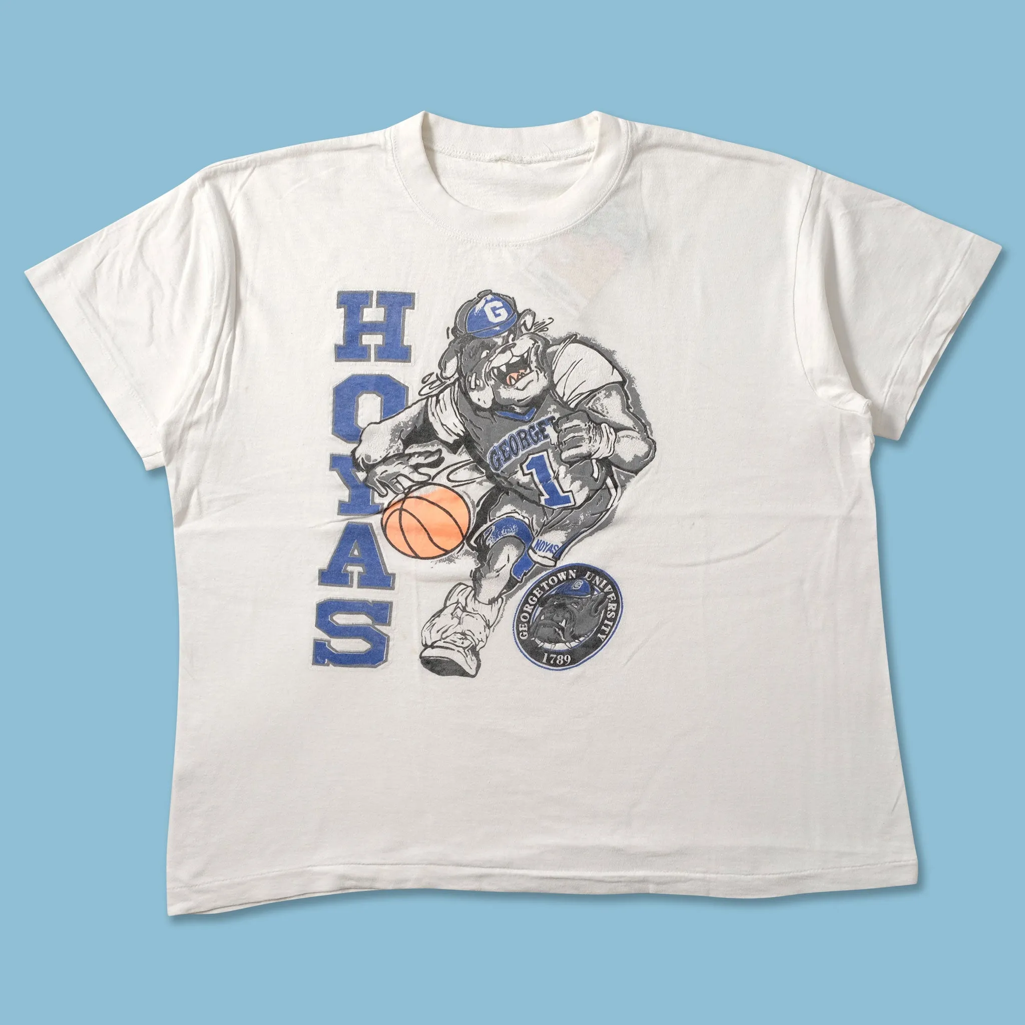 Trendy Wear certified Vintage Georgetown Hoyas T-Shirt Small