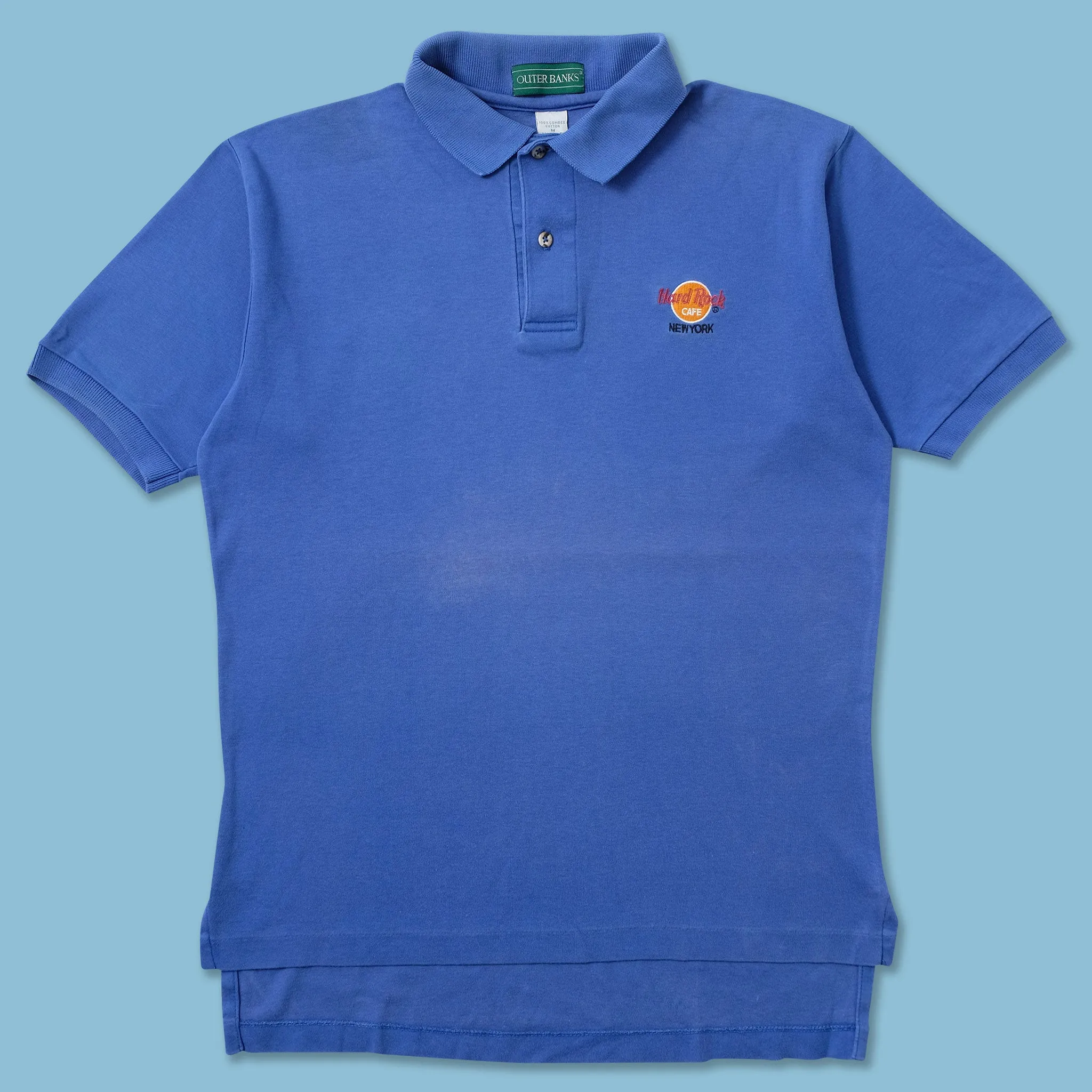 Vintage Hard Rock Cafe New York Polo Small Classic Fit Anti Odor Technology