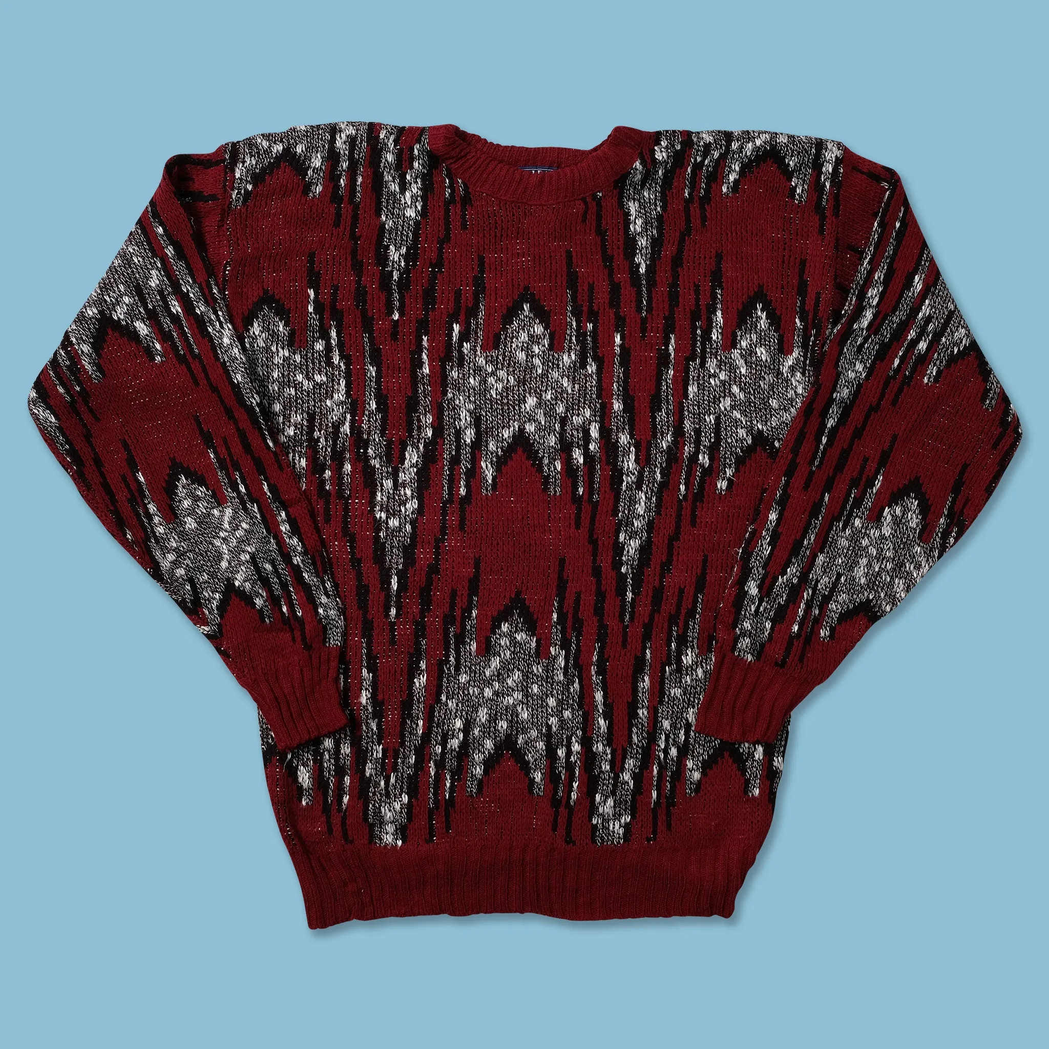 Vintage Knit Sweater Small product ribbon playfulness appropriate for autumn