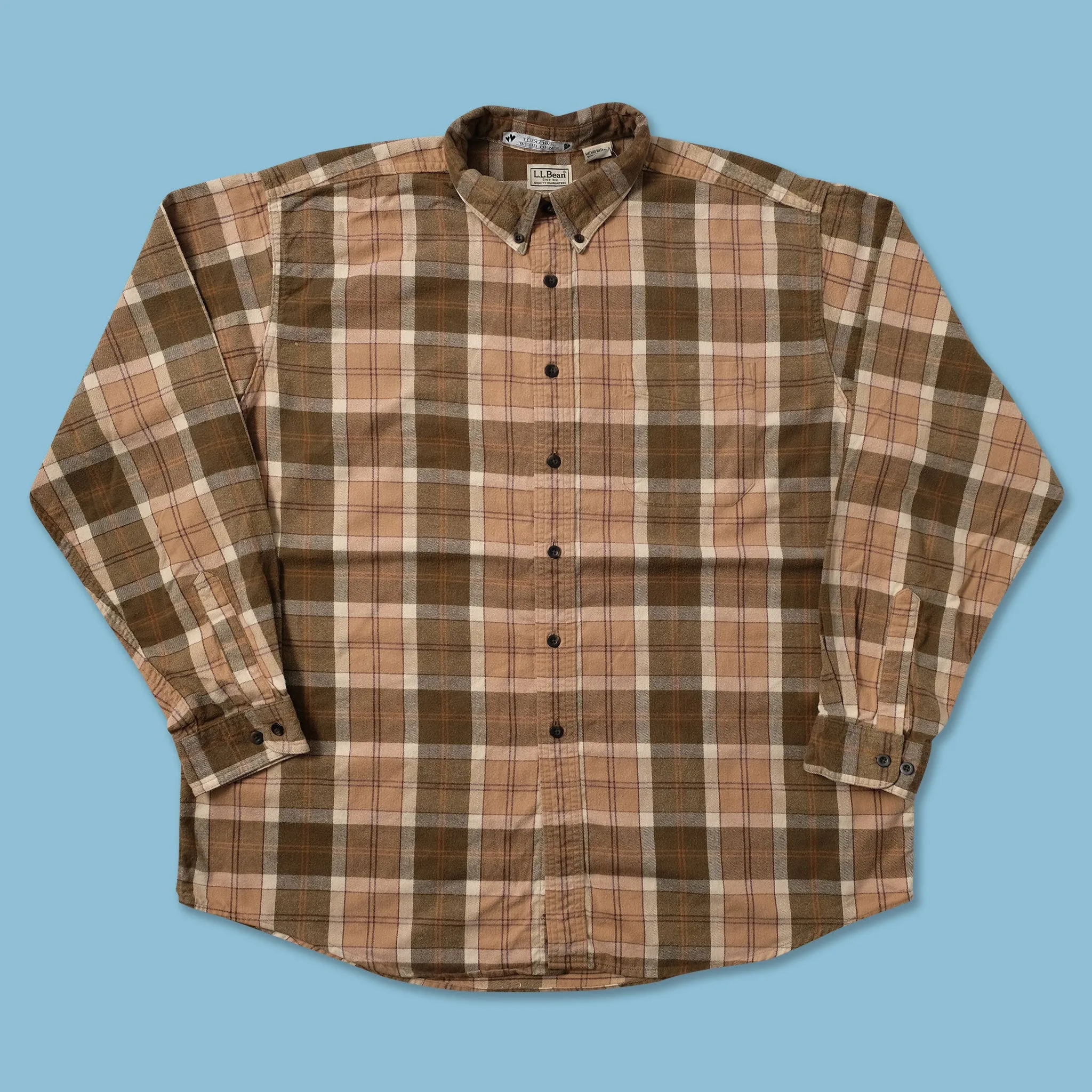 Vintage L.L. Bean Flannell Shirt XLarge Refined Aesthetic