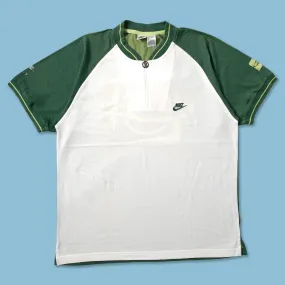Zero Waste Production Boat neck style Vintage Nike Challenge Court T-Shirt Large