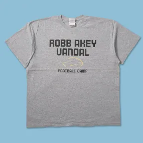Comfy Layering Adult sophistication Vintage Nike Football Camp T-Shirt XXL