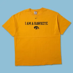 Versatile Trend Vintage Nike Iowa Hawkeyes T-Shirt XXL