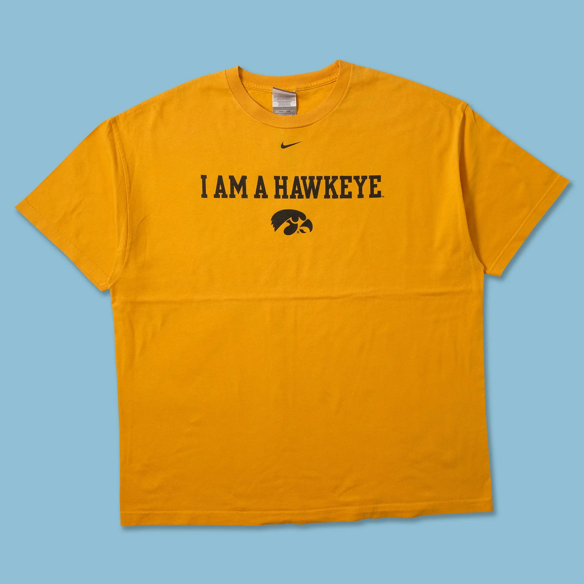 Versatile Trend Vintage Nike Iowa Hawkeyes T-Shirt XXL