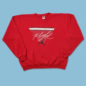 Vintage Nike Jordan Flight Sweater Large Animal Print Indoor Wear