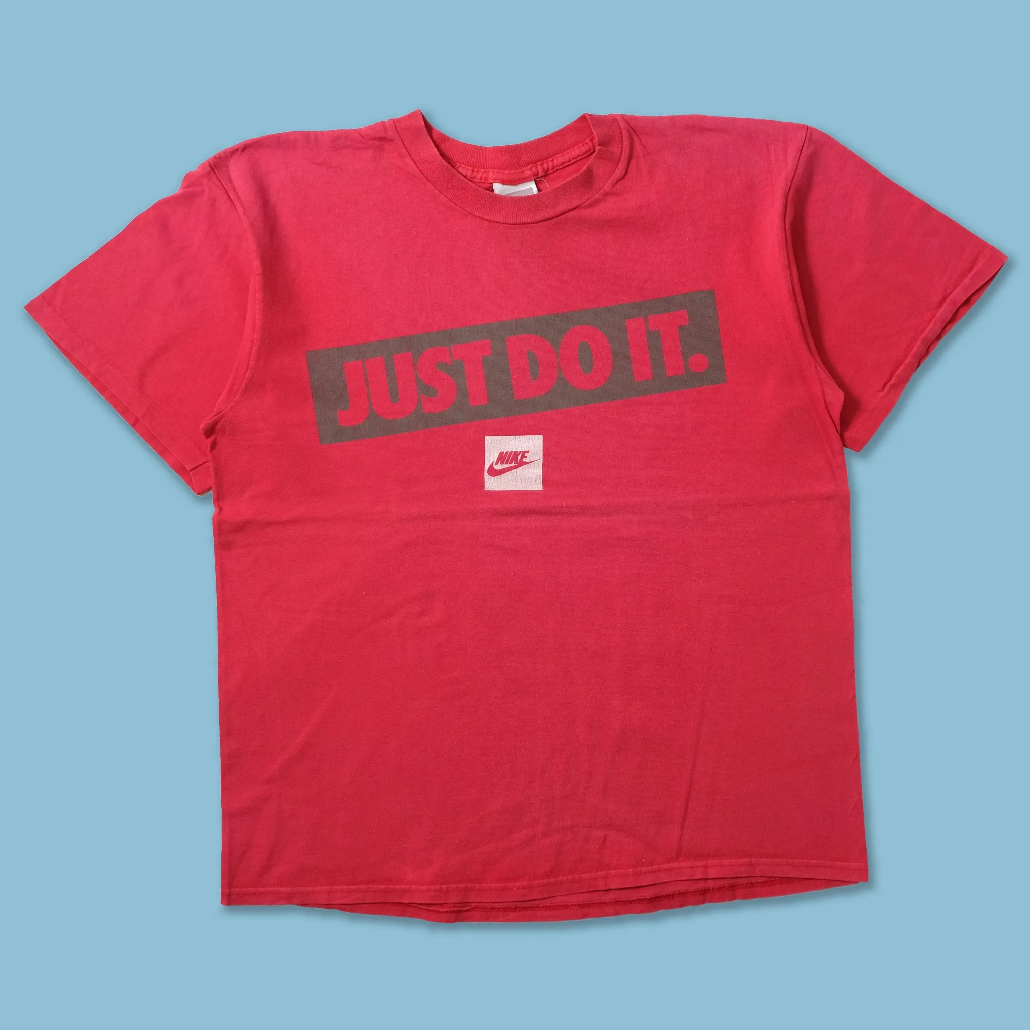 Vintage Nike Just Do It T-Shirt Small Slim Fit Cut