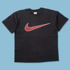 Sporty Top Indoor Event Vintage Nike Swoosh T-Shirt Large