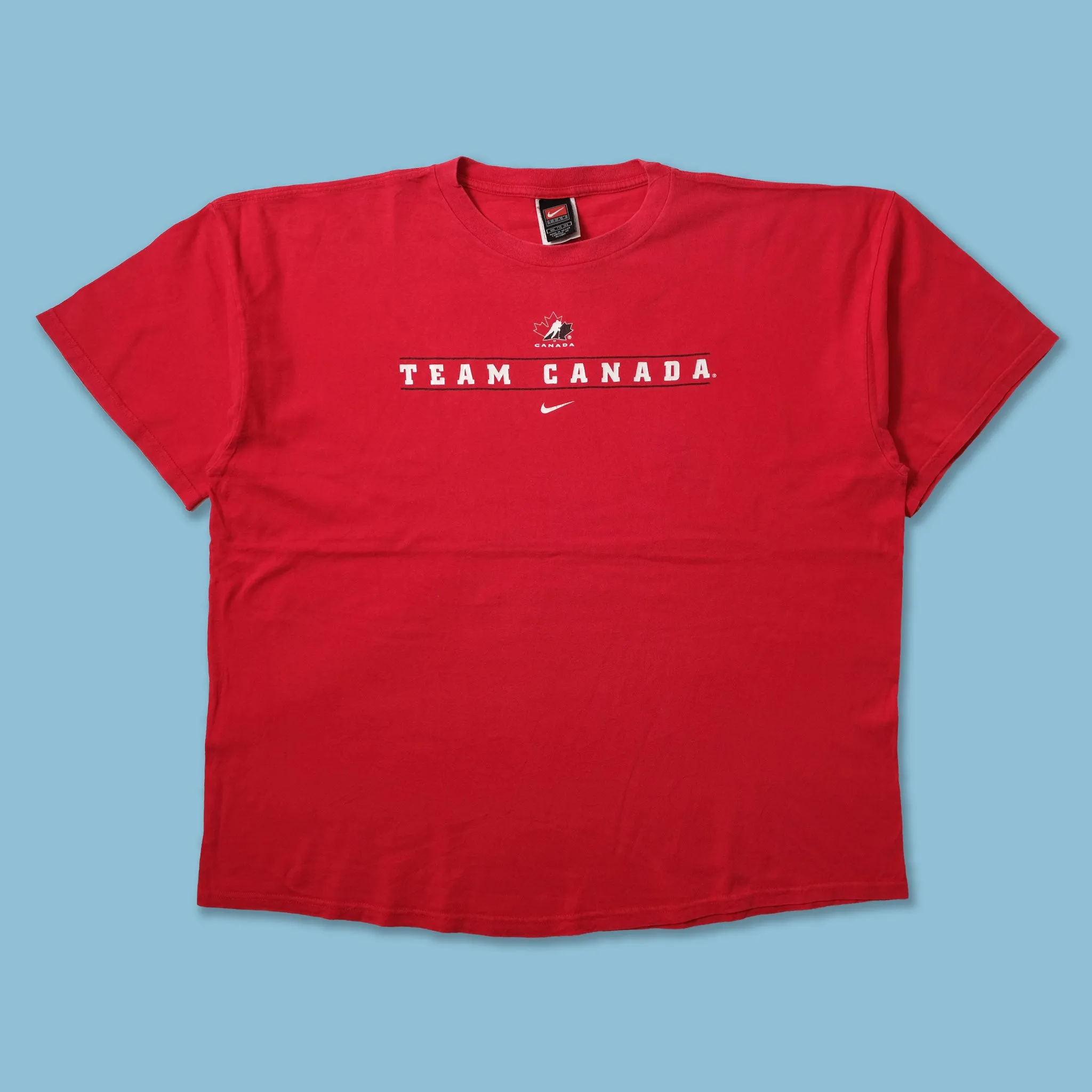 Vintage Nike Team Canada T-Shirt XXL Wrinkle Resistant Finish