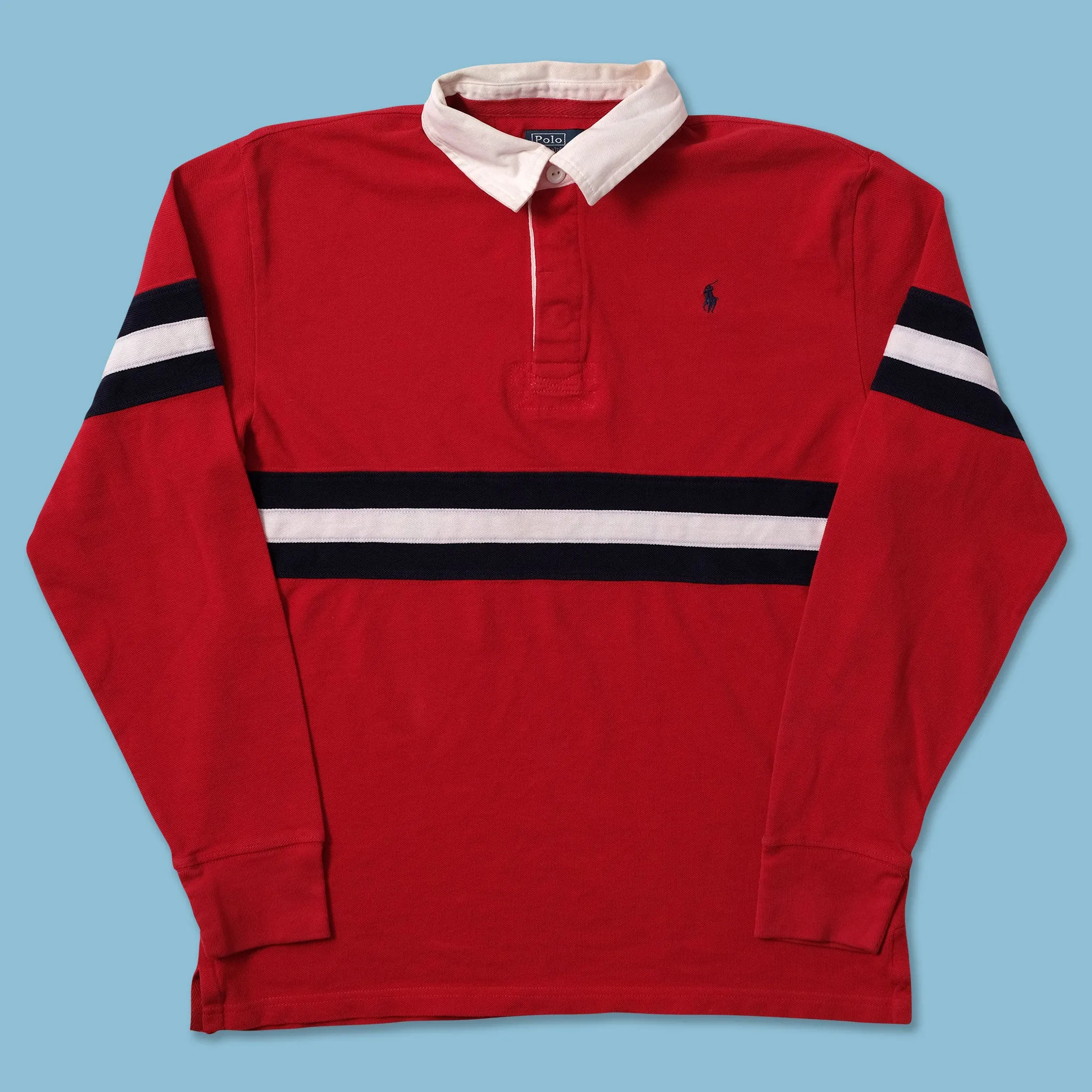 Tapered Armhole Design Layering Essential Vintage Polo Ralph Lauren Long Polo Small