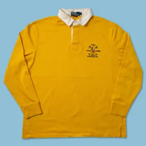Vintage Polo Ralph Lauren Rugby Sweater XLarge Barrel Cuff Design Modern Cut