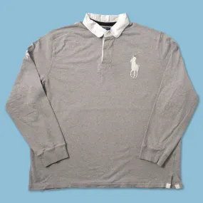 AntiPilling Technology Urban Casual Vintage Polo Ralph Lauren Rugby Sweater XLarge