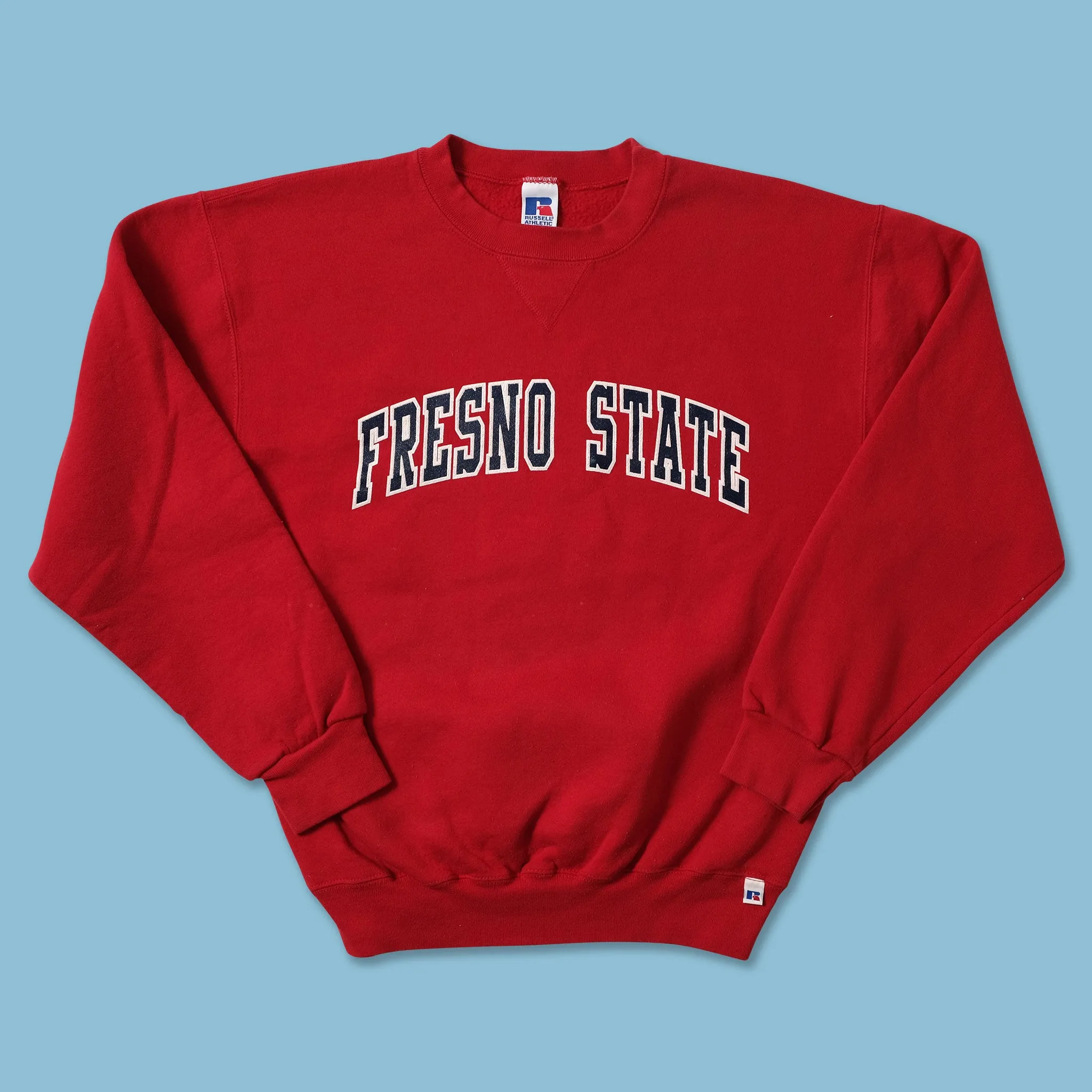 Vintage Russell Athletic Fresno State Sweater Small right for beach trips
