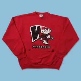 Vintage Wisconsin Badgers Sweater Medium product rhinestone glamour Running wear