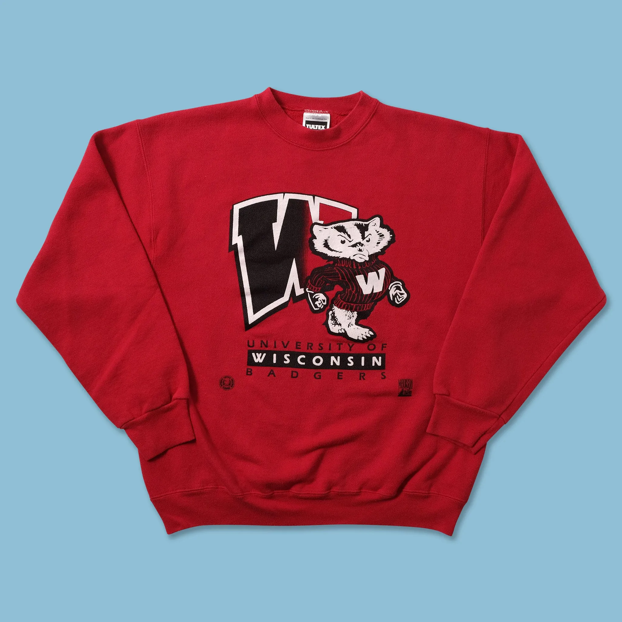 Vintage Wisconsin Badgers Sweater Medium product rhinestone glamour Running wear