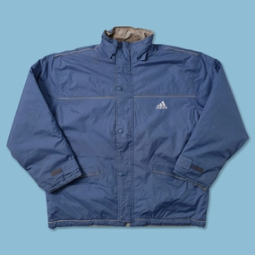 Zippered Pockets Reinforced Shoulder Padding Vintage adidas Padded Jacket XLarge
