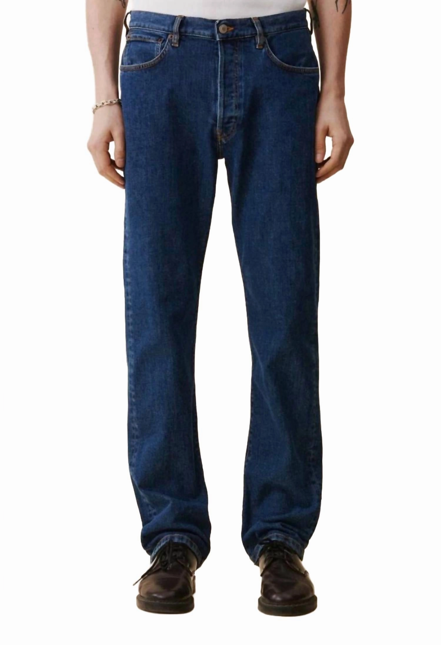 Classic Weekend Getaway Casual Straight Leg Jeans In Vintage 95
