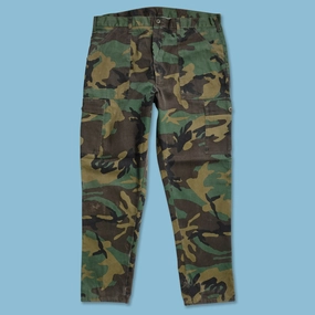 Chilly Day Ready Urban Edge Vintage Camo Cargo Pants 40x34
