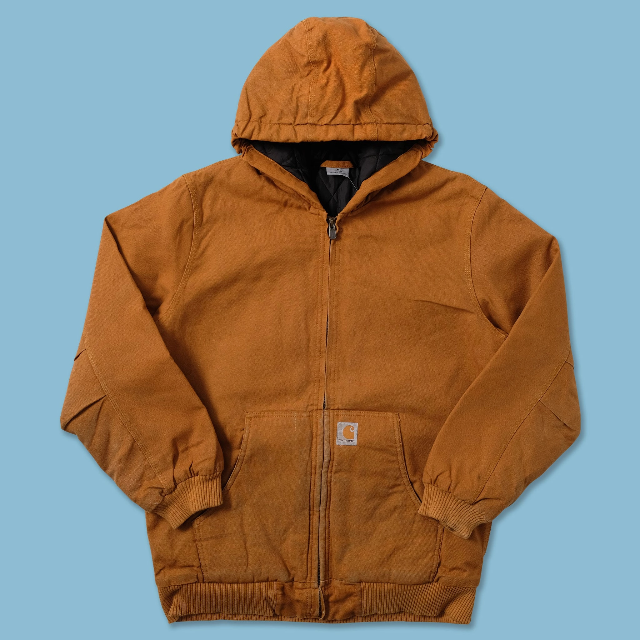 Vintage Carhartt Work Jacket Small Compression Fold Design