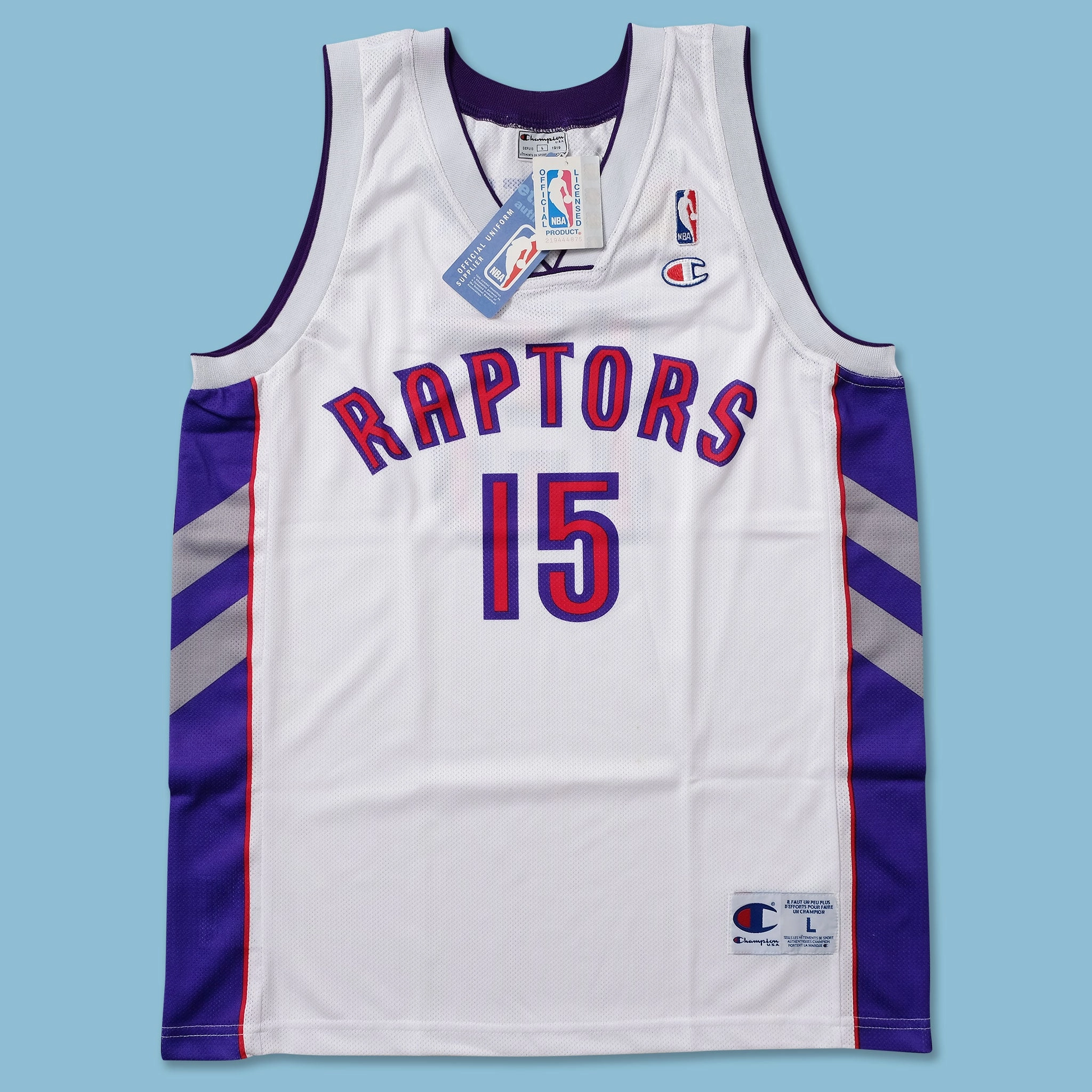 Functional Gear Heat Transfer Labels Vintage Champion Toronto Raptors Jersey