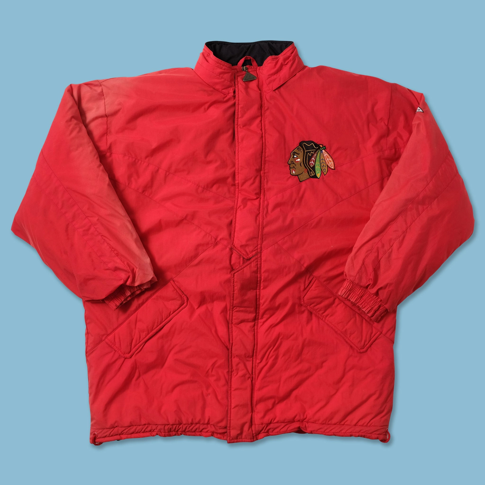 Vintage Chicago Blackhawks Padded Jacket XXL Flexible Material