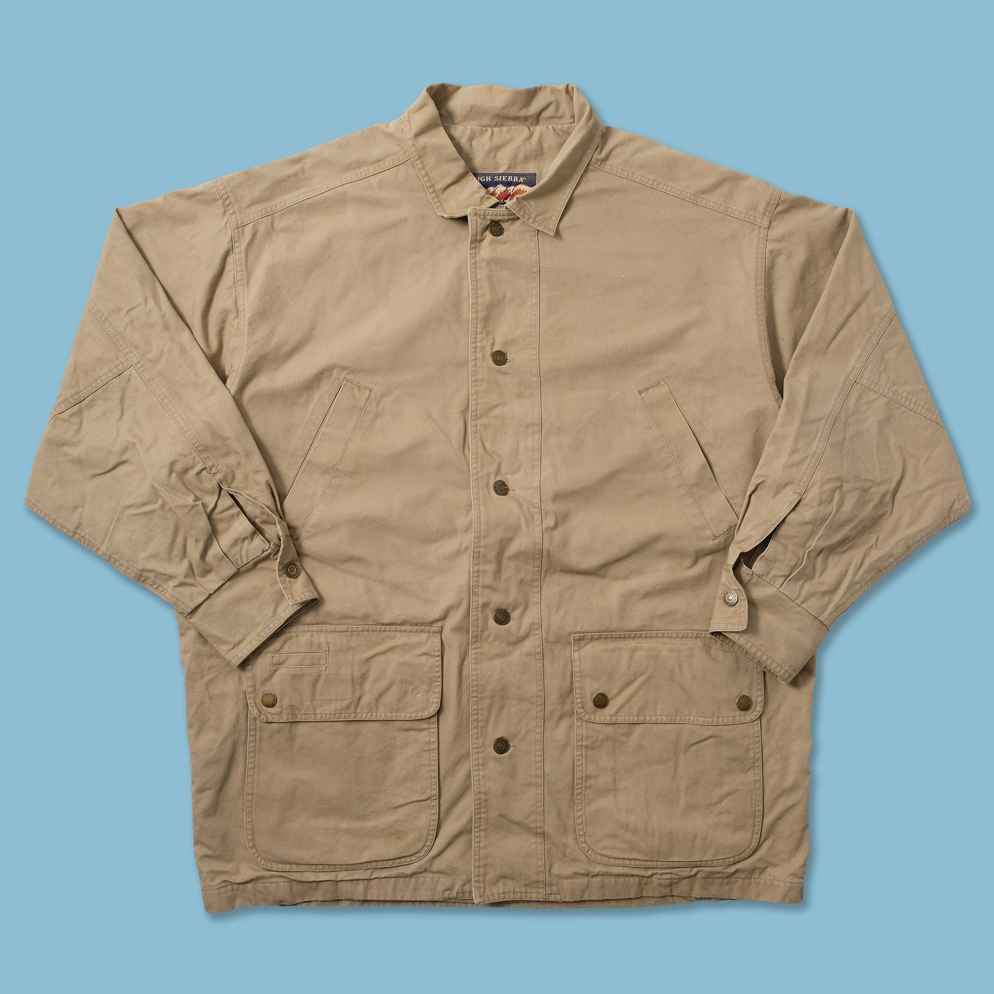 Bonded Seam Construction Vintage Coat XLarge