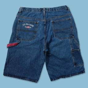 Day To Night Tear Resistant Weave Vintage Denim Shorts W36