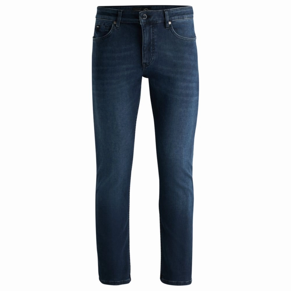 Slim-fit jeans in blue knitted stretch denim Artist Vibe Everyday
