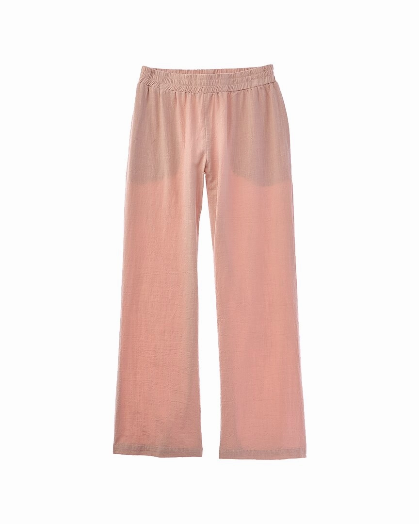 Tapered Leg Design Vintage Havana Sand Pull-On Pant
