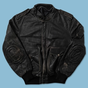 Winter Layering Piece Vintage Leather Jacket Small