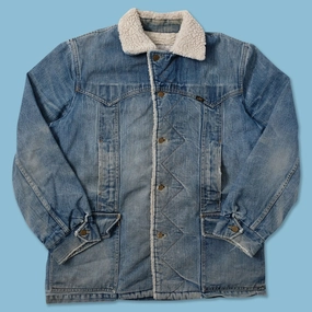Compact Travel Friendly Vintage Lee Storm Rider Denim Jacket XLarge