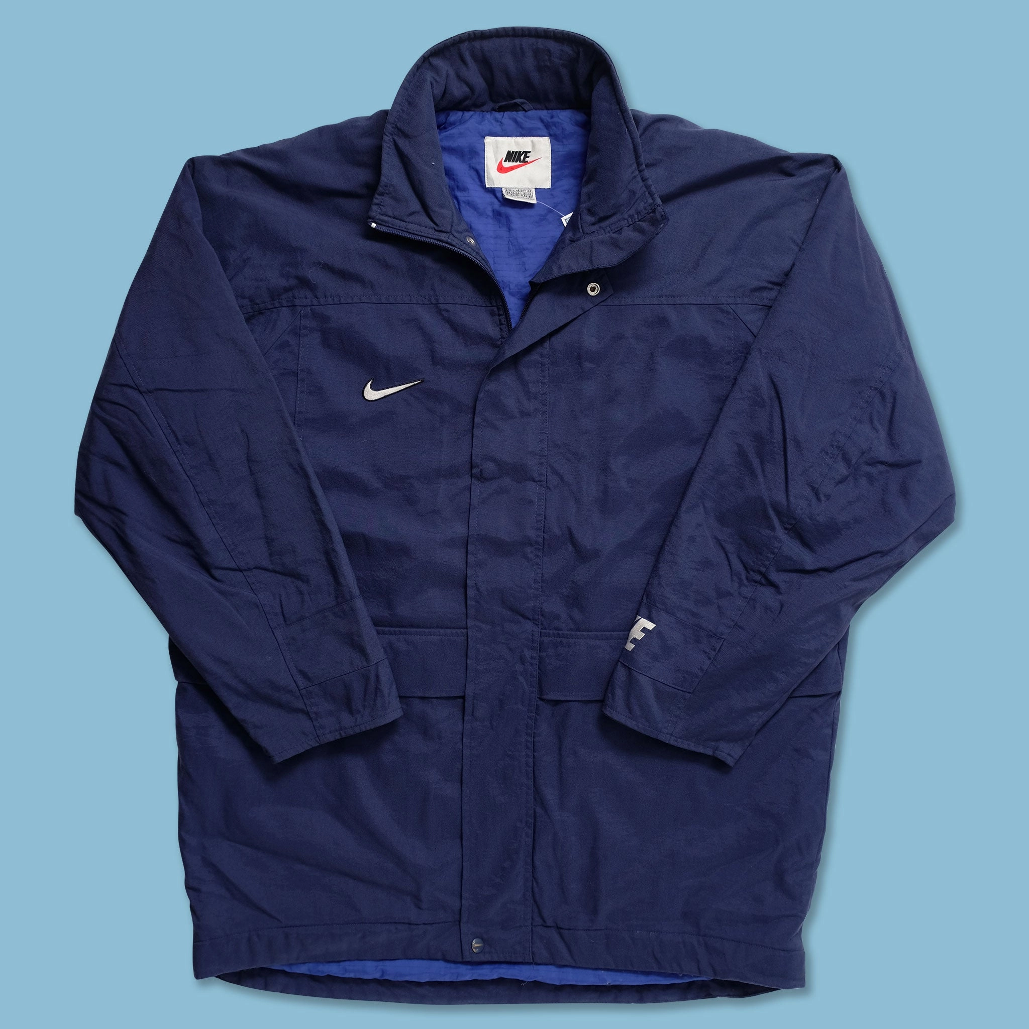 Breathable Lining Packable Style Vintage Nike Padded Jacket XLarge