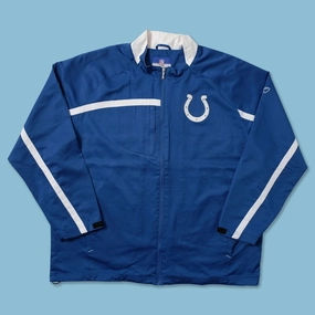All Purpose Outerwear Vintage Reebok Indianapolis Colts Light Jacket XXL