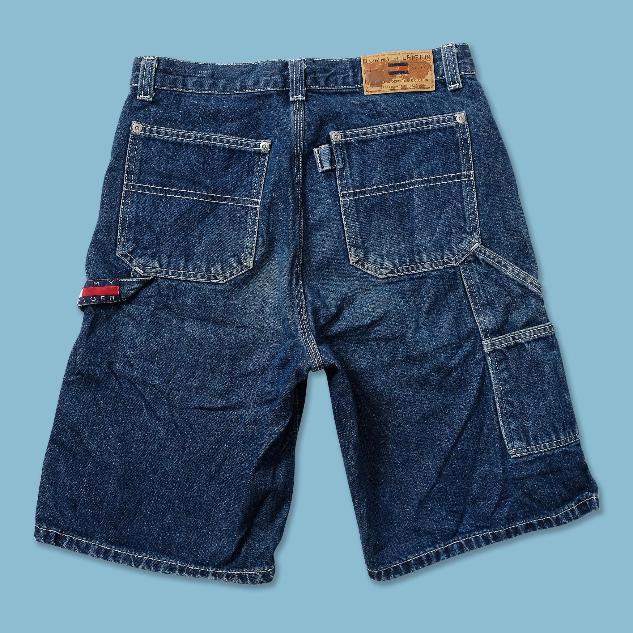 ripstop fabric Lightweight Construction Vintage Tommy Hilfiger Jorts W29