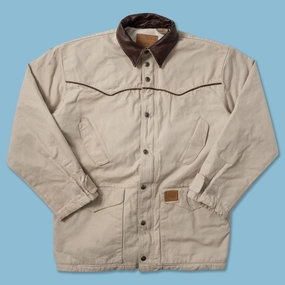 Reflective Bands Vintage Work Jacket XLarge