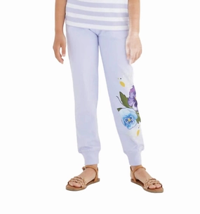 Viola Printed Pants In Lilac Fast Move