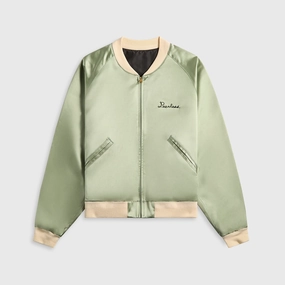 Visvim Hackett Swing Top Silk - Light Green Quilted Interior