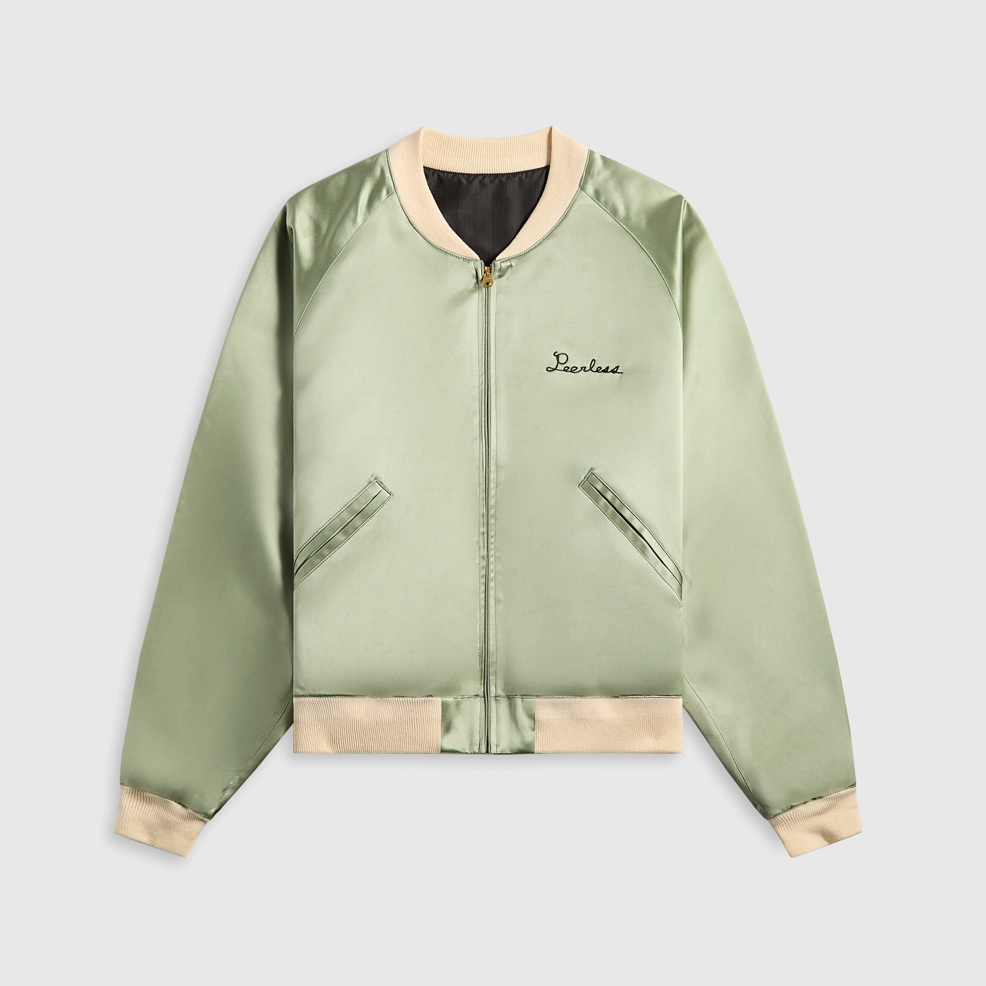 Visvim Hackett Swing Top Silk - Light Green Quilted Interior