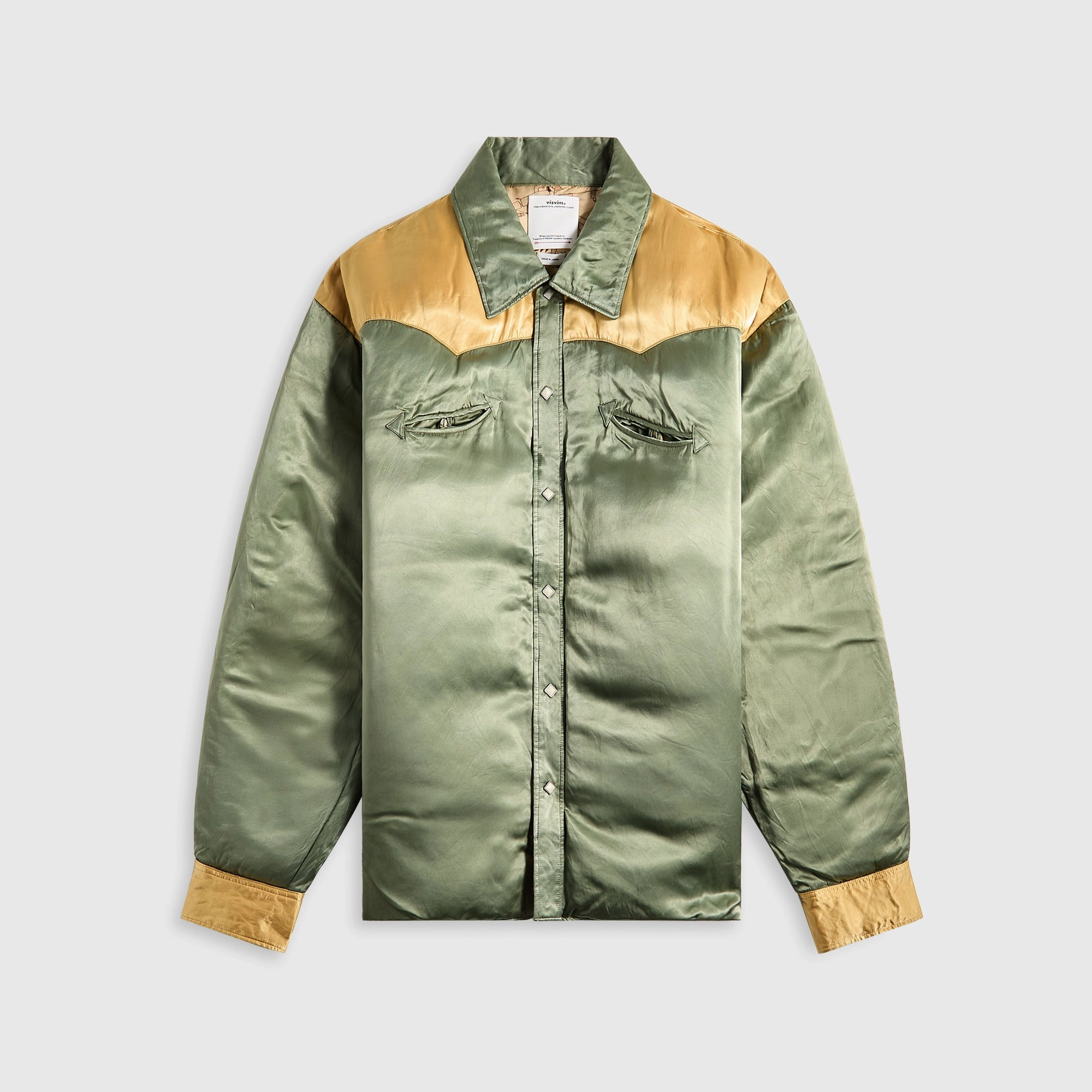 Modular Attachment Loops Odor Resistant Treatment Visvim Lightcloud Down Jacket - Light Green