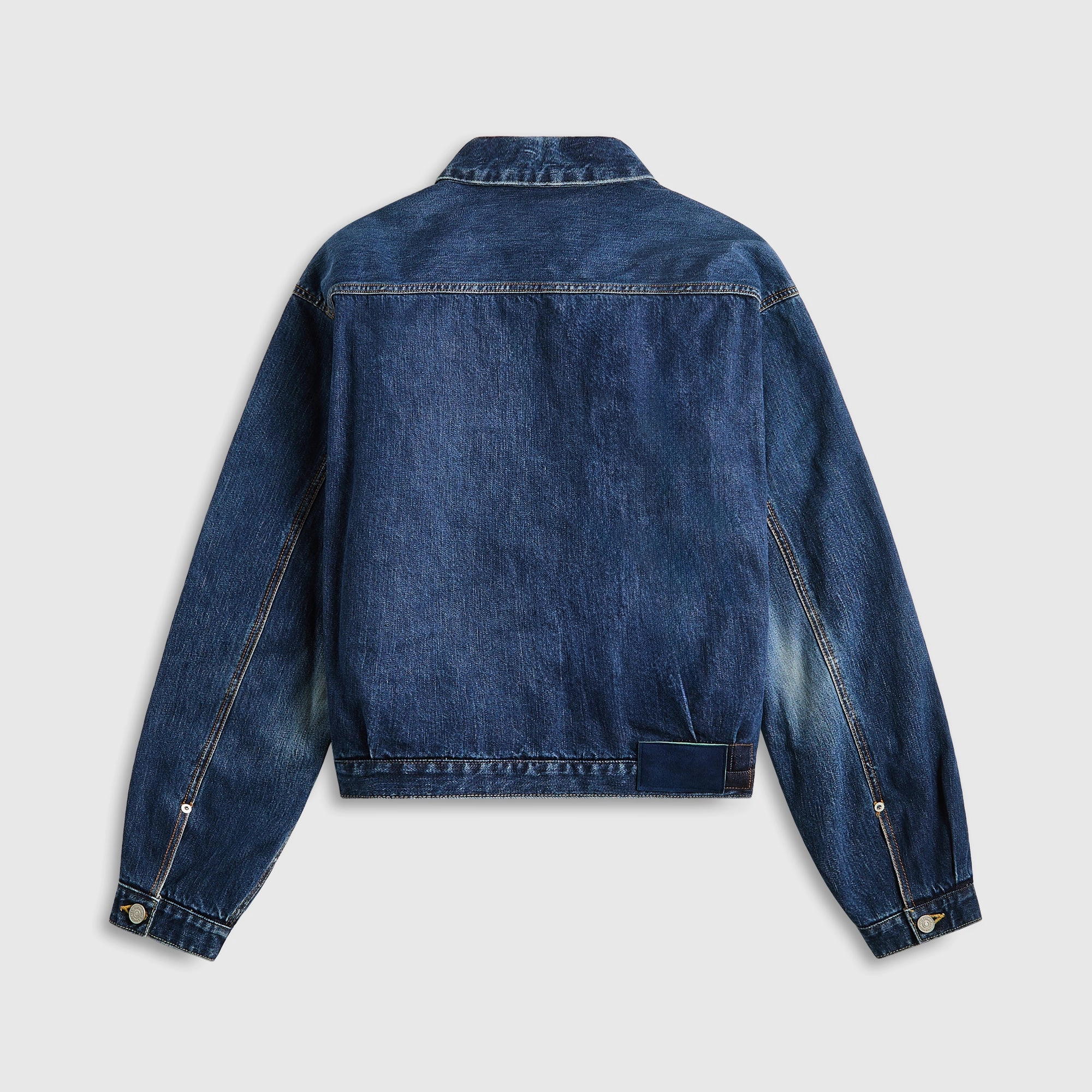 Visvim Ss 101X Jacket Damaged Check - Beige / Indigo DoubleLayeredCuffs SoftshellMaterial