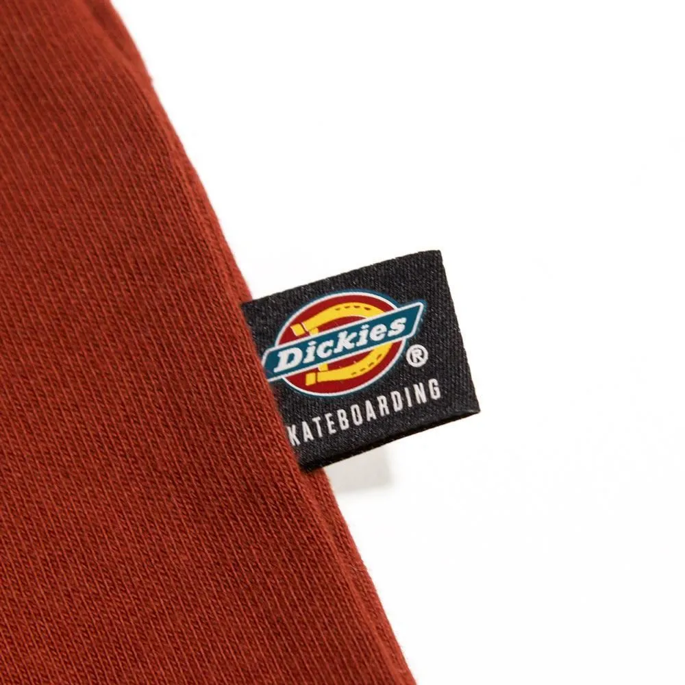 Breathable mesh panel Dickies Scott City Long Sleeve T-Shirt - Fired Brick