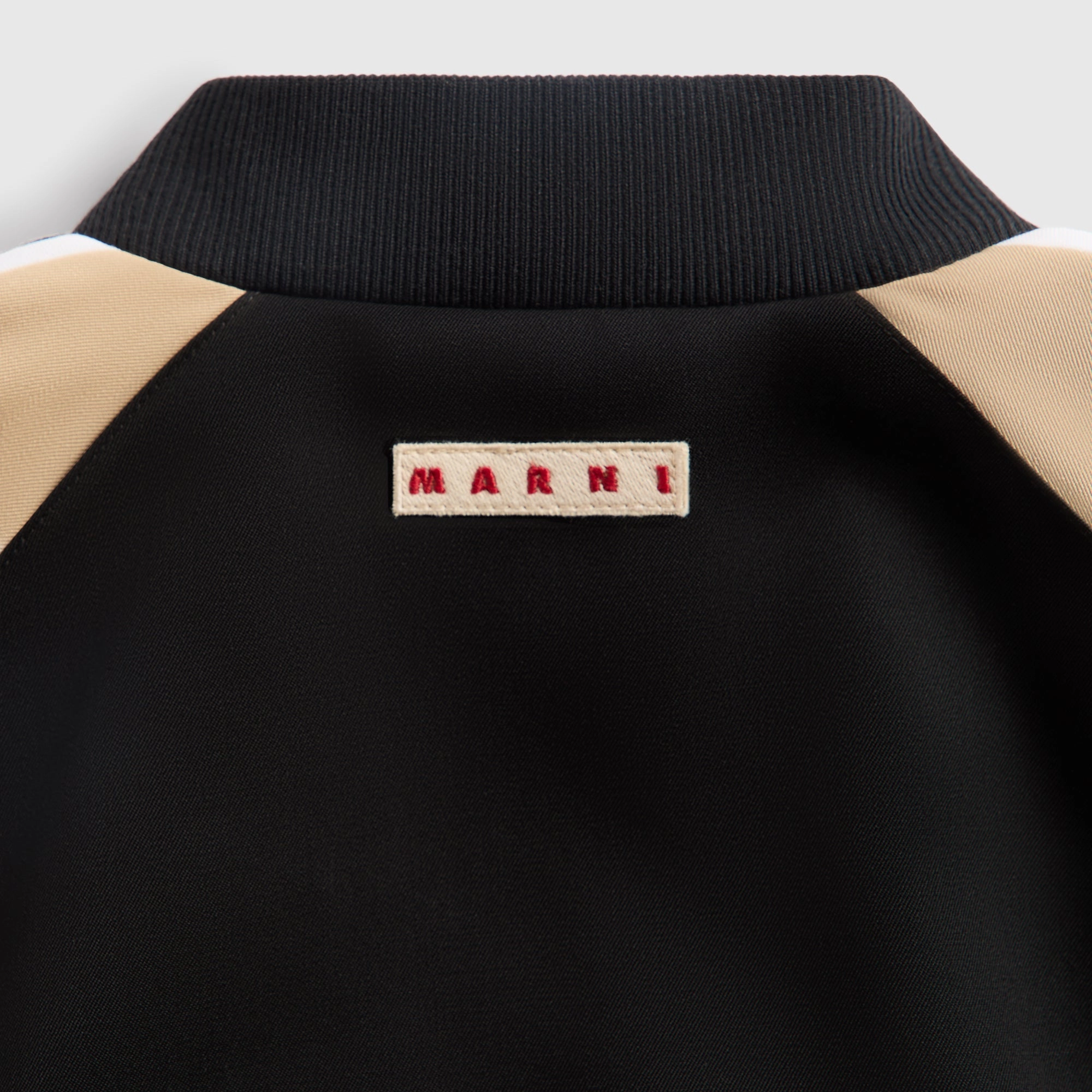 Hypoallergenic Interior Marni Wool Raglan Sleeve Bomber Jacket - Black