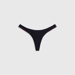 Kith Women Teegan High Cut Thong Bottoms - Nocturnal Chlorine Resistant Fabric
