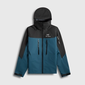 Snow Block Compressed Packing Design Arc'teryx Alpha SV Jacket - Lodestar
